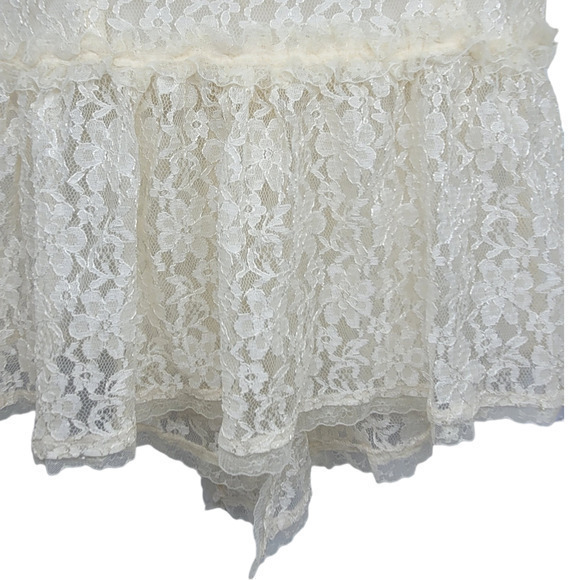 HP Vintage Sun-Born Lace High Ruffle Collar Sheer Sleeve Peplum Lolita Blouse - Picture 14 of 16